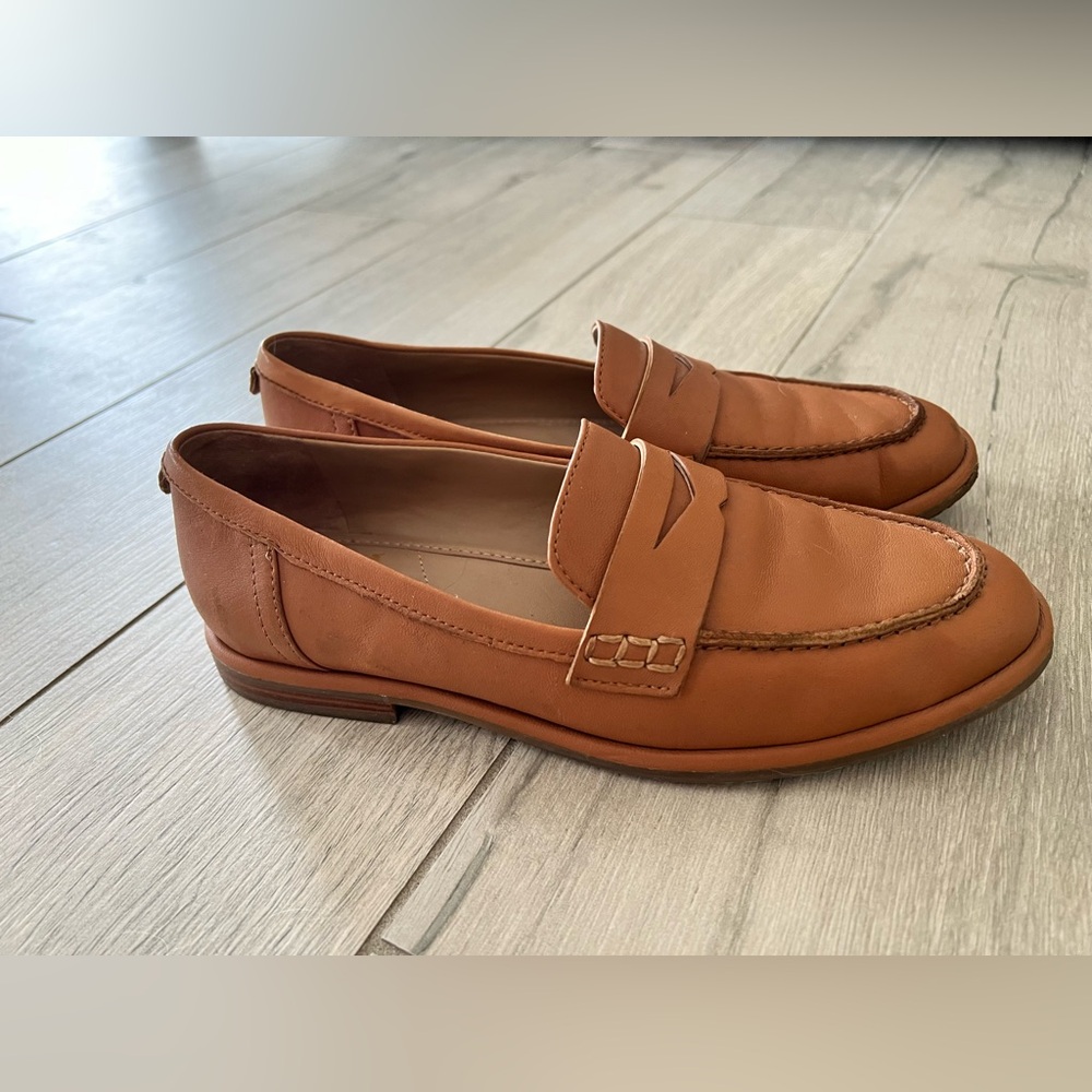 Sam Edelman Beatrice Leather Career Flat Penny Loafers